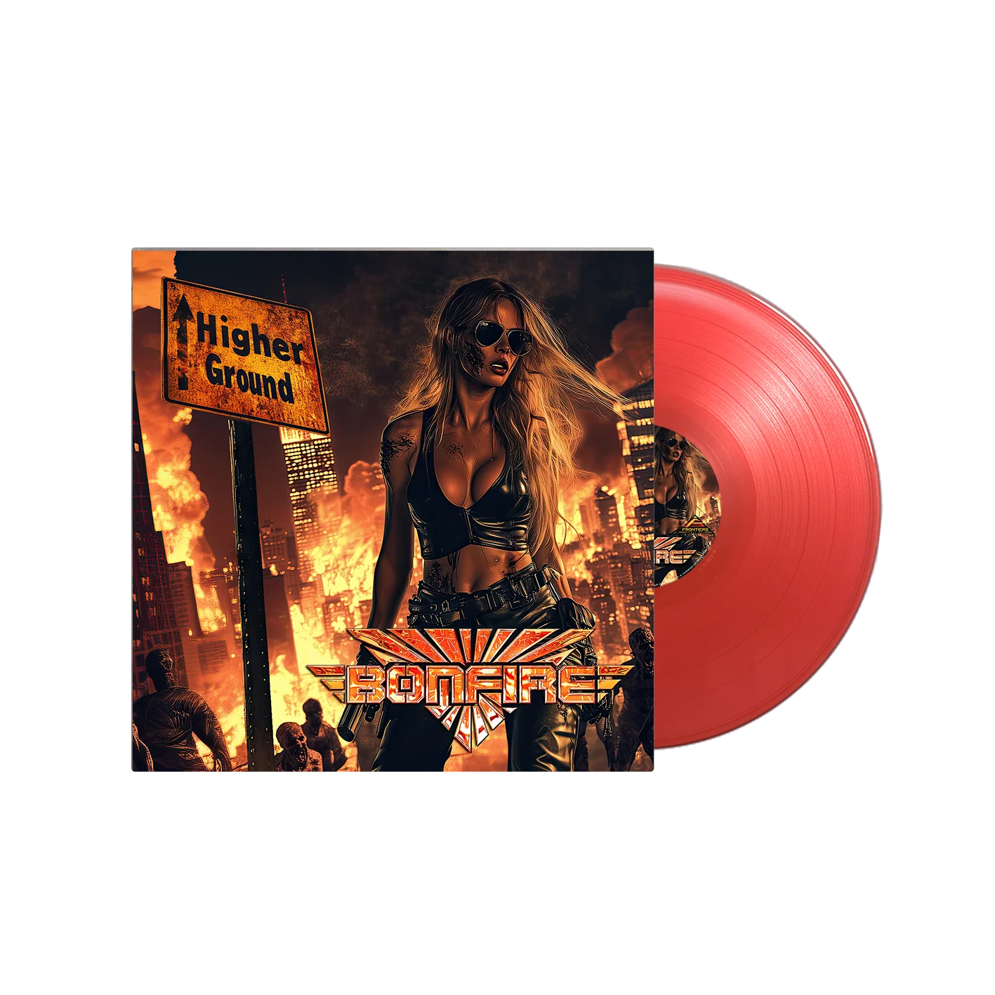 Bonfire - Higher Ground - Red Vinyl LP