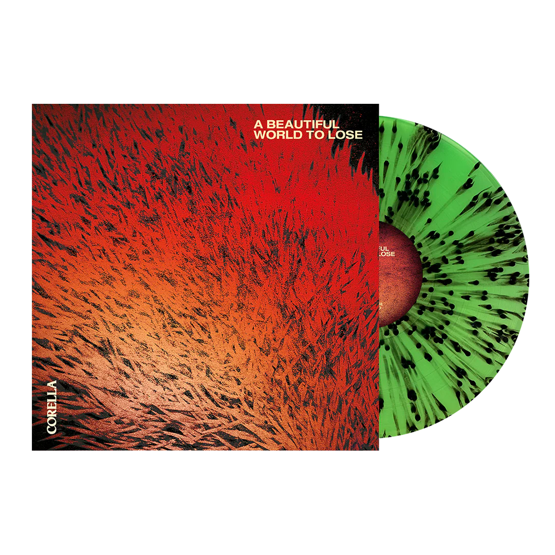 Corella - A Beautiful World to Lose - Black Kiwi Splatter LP