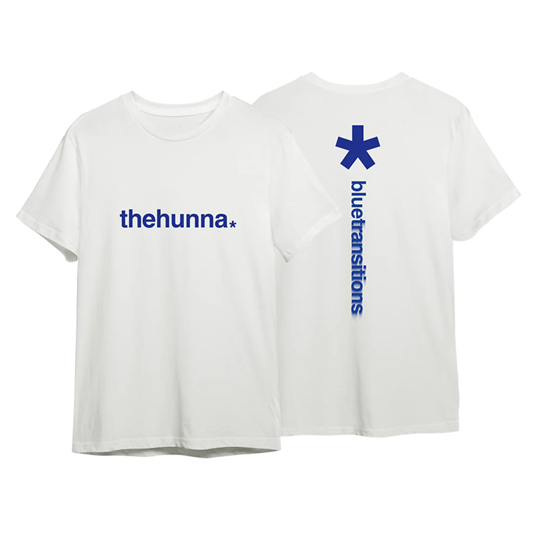 The Hunna - blue transitions - White T-Shirt