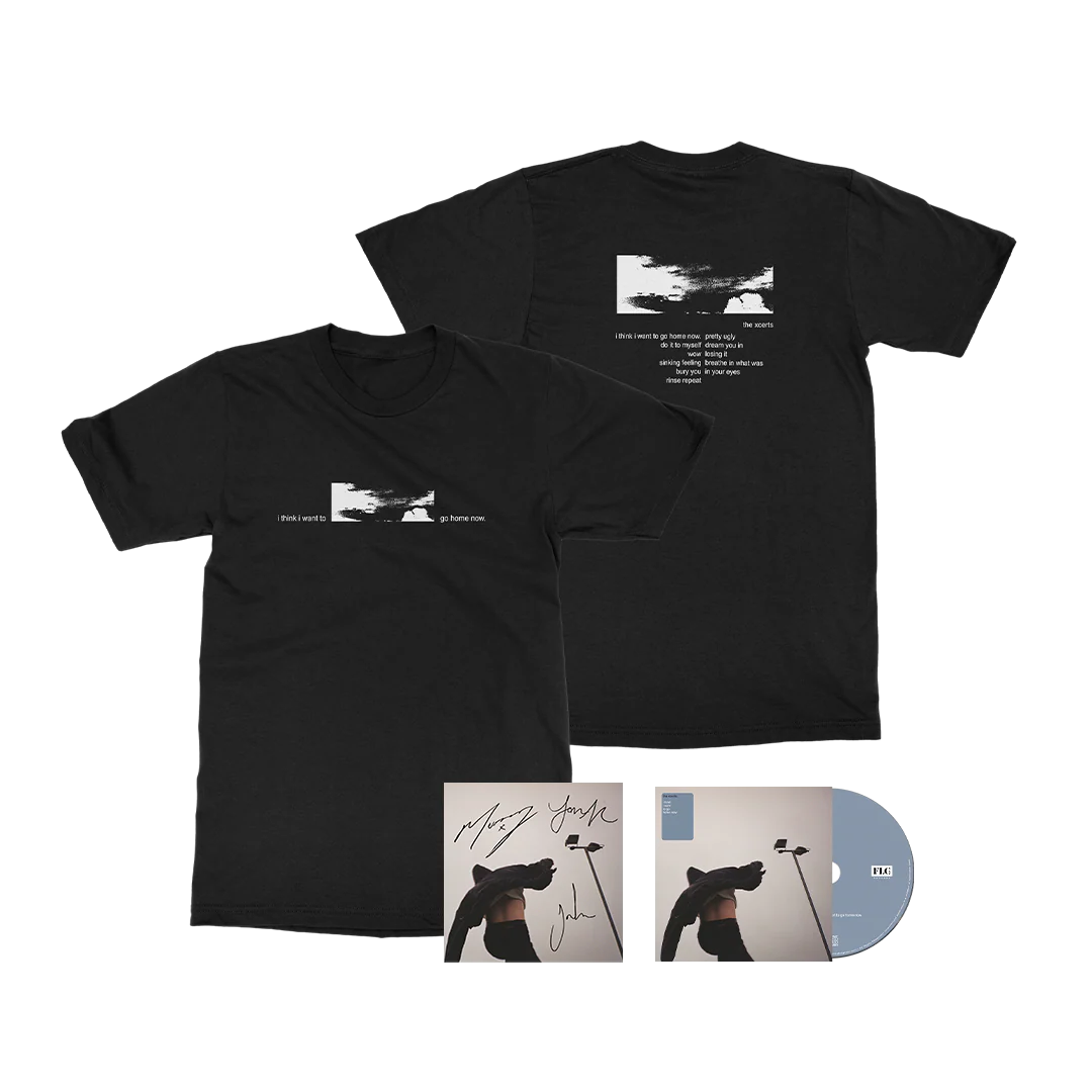 The XCERTS - i think i want to go home now. - CD Merch Bundle